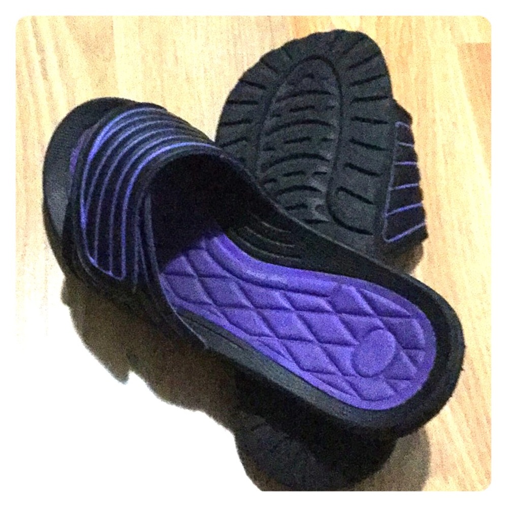 Black and purple slides for kids